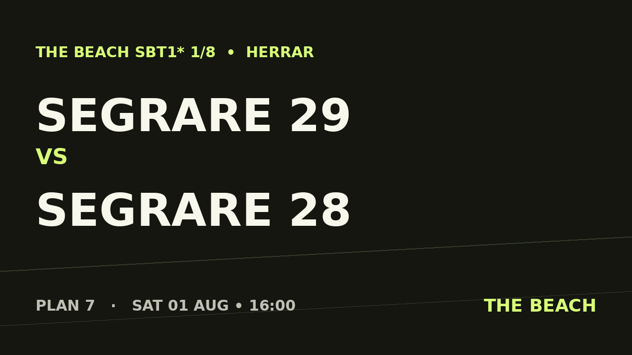 B - Final – Segrare 29 vs Segrare 28