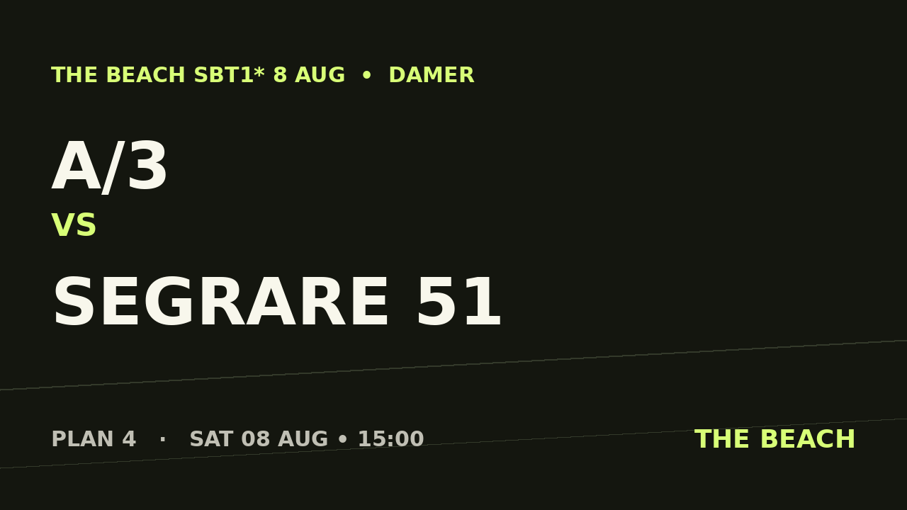B - Semi 1 – A/3 vs Segrare 51